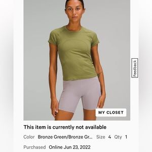 Lululemon Swiftly Tech SA 2.0 - race